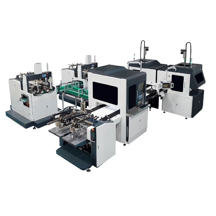 LS-900A Bi-channel Fully Automatic Rigid Box Making Machine